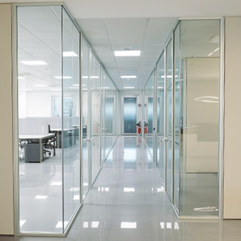 Pareti divisorie monovetro Slate