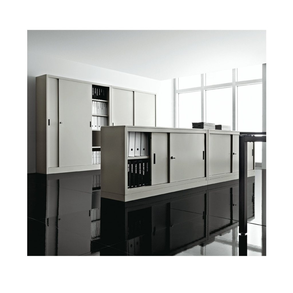 Della Chiara  Contenitori in metallo con ante scorrevoli