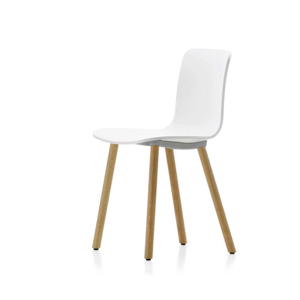 VITRA Hal Wood sedia gambe in legno