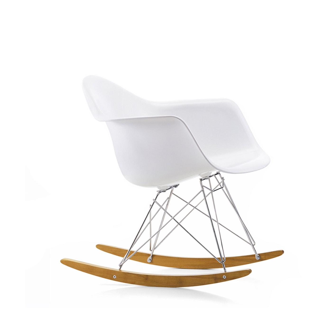 Eames Plastic Armchair RAR sedia a dondolo