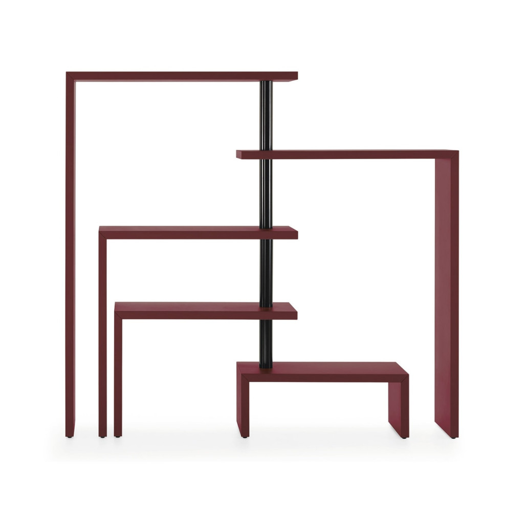 Zanotta joy libreria con snodi, 5 ripiani - vendita online