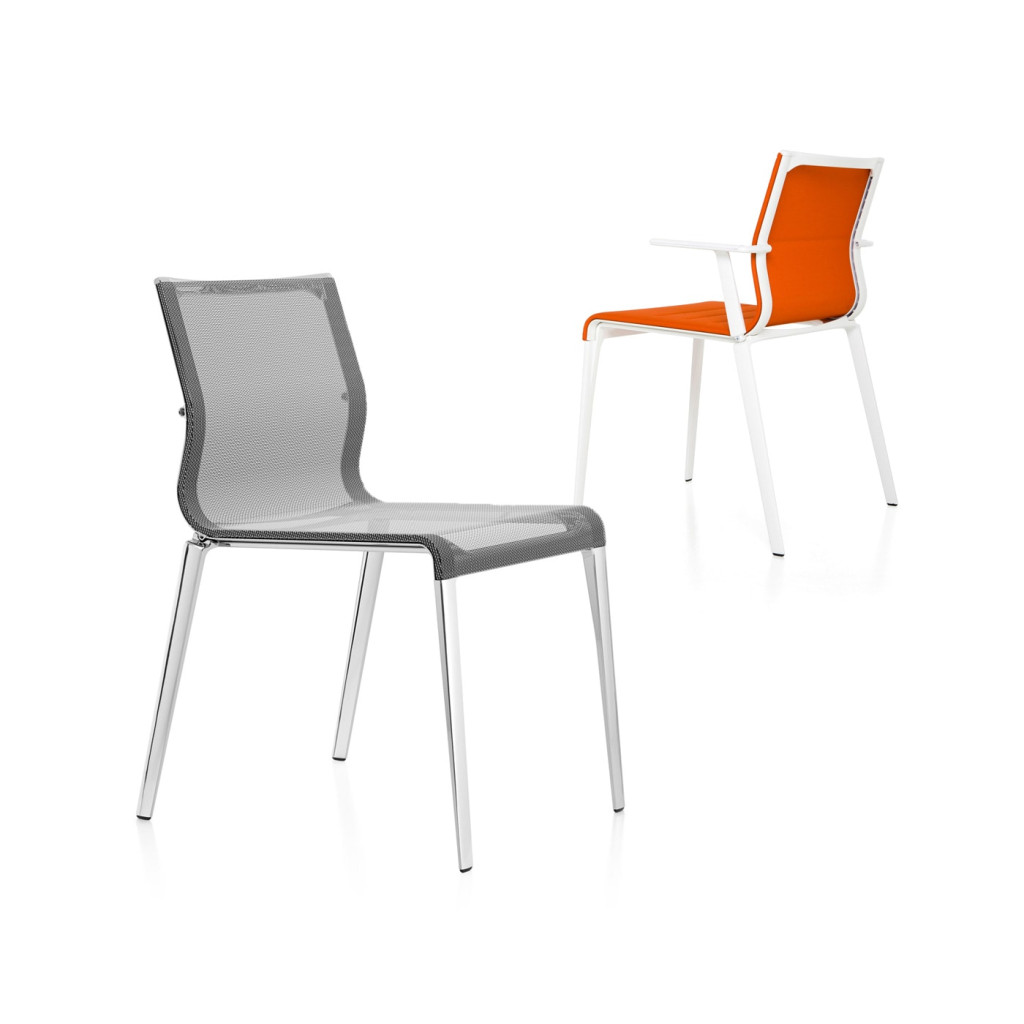 ICF StickChair ATK Quattro seduta con e senza braccioli