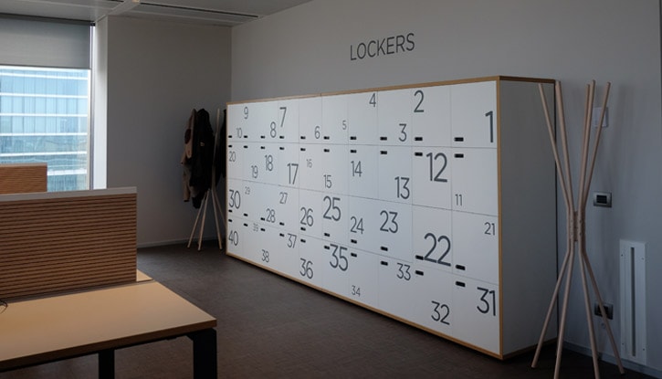 Contenitori Lockers, alleati della privacy negli ambienti condivisi