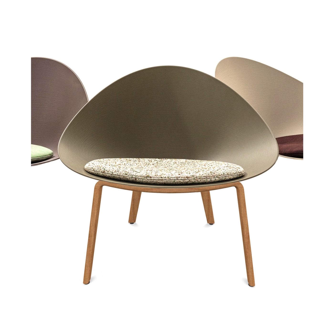 Adell poltroncina gambe in legno