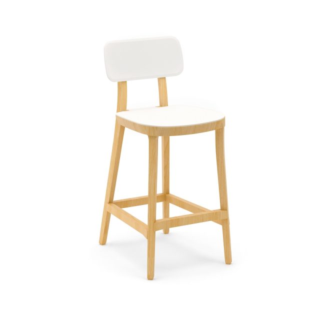 INFINITI Porta Venezia sgabello gambe legno