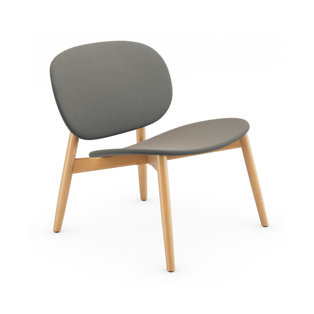 INFINITI Harmo RELAX poltroncina in legno rivestita