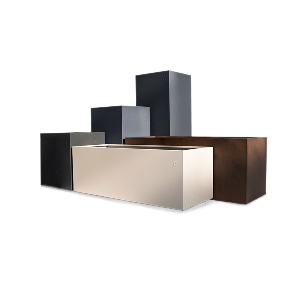 Fioriera acciaio zincato Tower Graepel