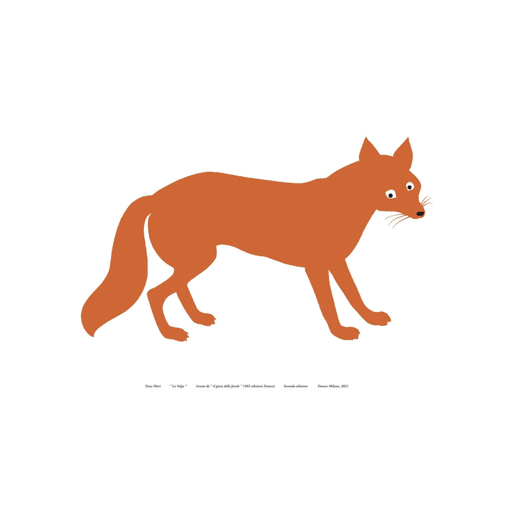 Danese La Volpe serigrafia - serie lnatura