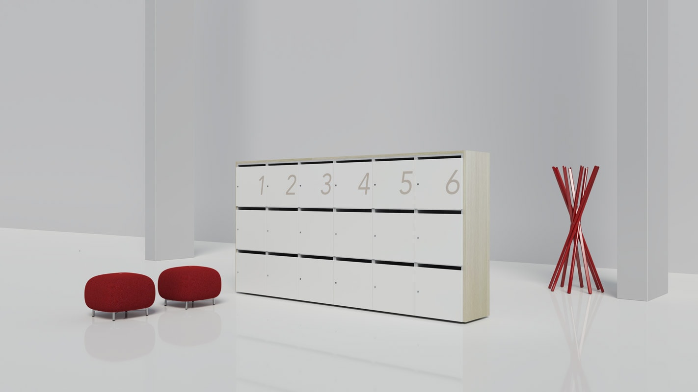 Contenitori Lockers, alleati della privacy negli ambienti condivisi