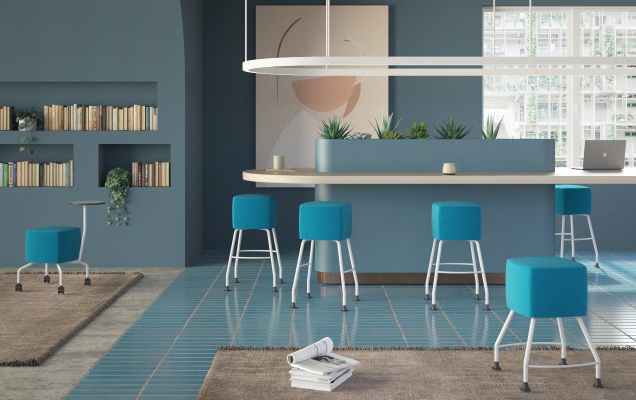 Tommy sgabello imbottito per area break - gallery3