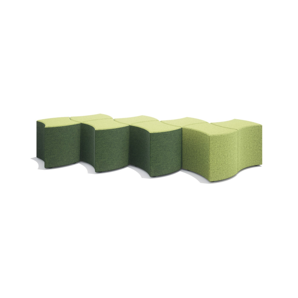Della Chiara Catena pouf composizione verde - shop online
