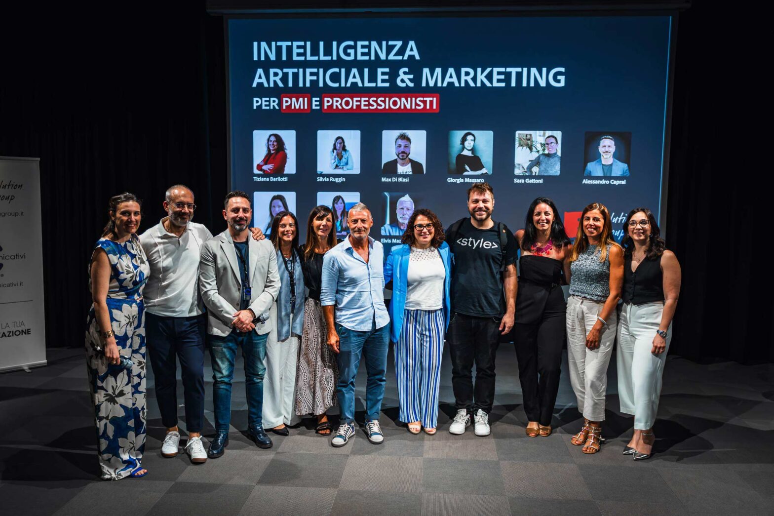 Evento AI Marketing-Business ESolution Group foto di gruppo
